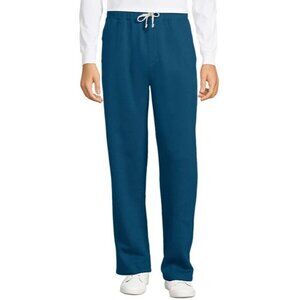 NWOT Lands' End Men's XXL Blue Cotton Elastic Waist Lounge Pants